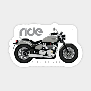 Ride speedmaster bw Sticker